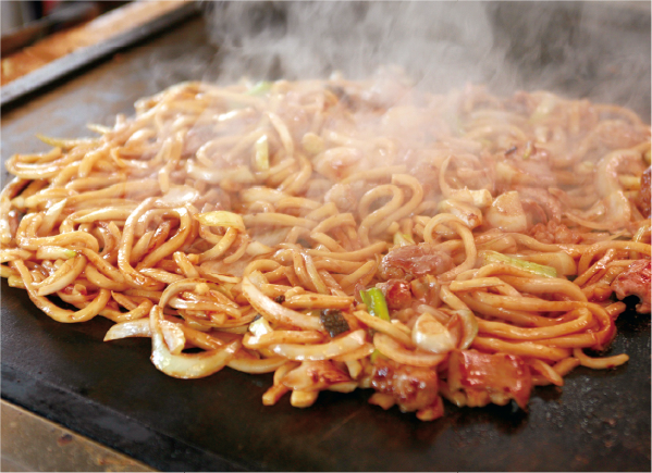 ホルモンうどんの写真